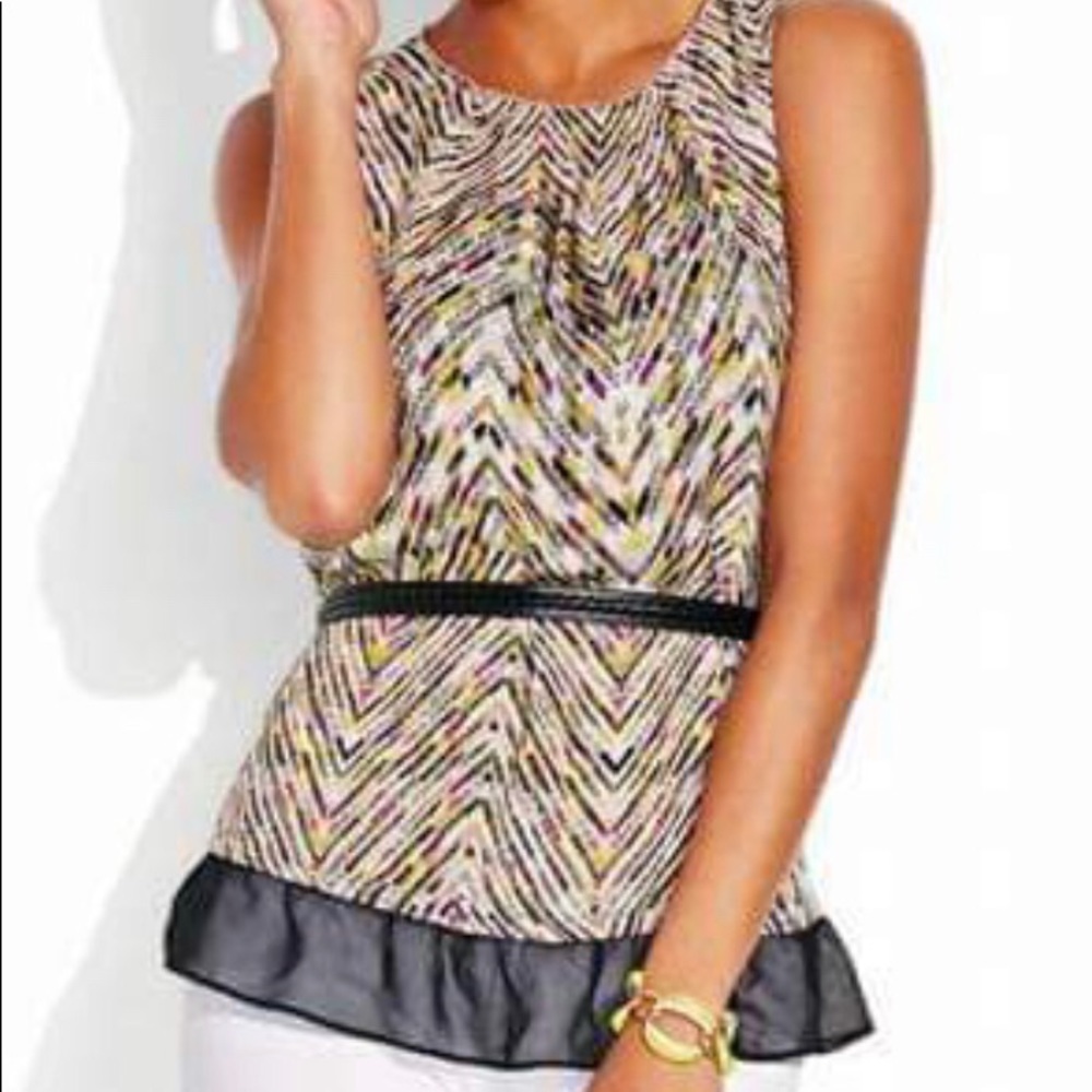 🌸Baby doll tank  with bottom ruffle